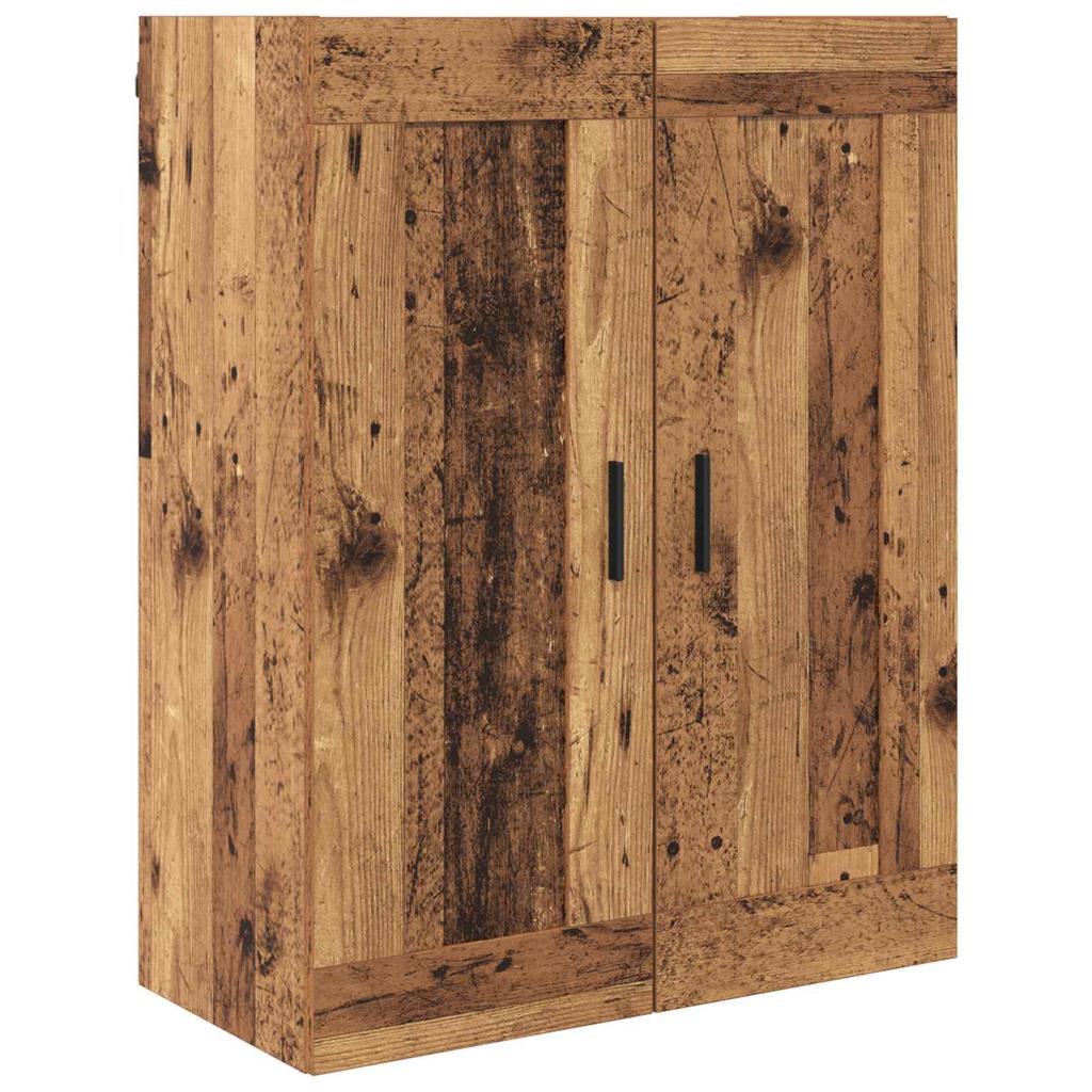 Highboard with Drawers 2 pcs Reclaimed Wood Effect Particleboard