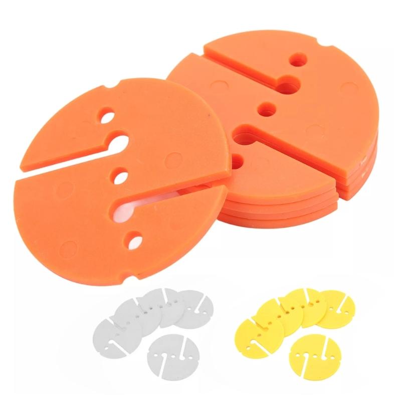 5Pcs Safety Rope Line Marker Round Scubas Dives Line Circle Marker Wreck Cave Dives Marker Diving Accessories Enduring