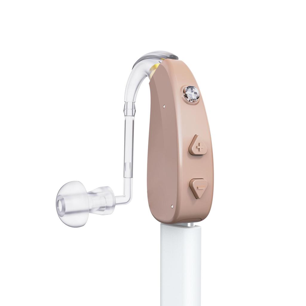 130dB High-Power Digital Hearing Aid with Multi-Mode Noise Reduction, Rechargeable, Behind/On-the-Ear Design