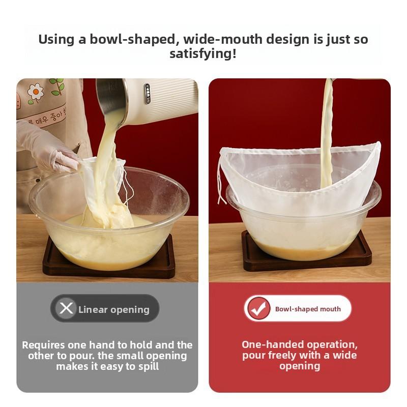 Ultrajemná filtrační síťka potravinářské kvality pro cezení sójového mléka k výrobě tofu