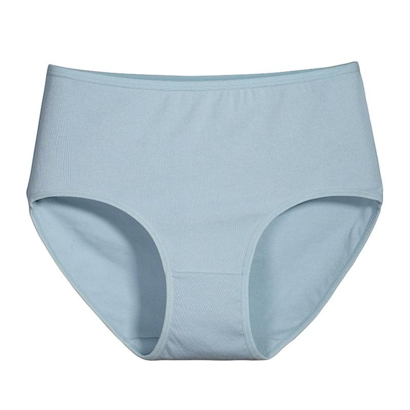 Women's Plus Size Extended Crotch Briefs High Waist Comfortable Stretch Panties