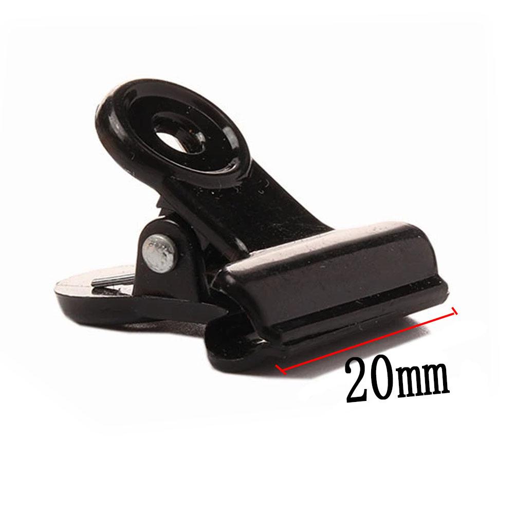 Clear Plastic Long Tail Clips for Test Papers and Stationery Organization