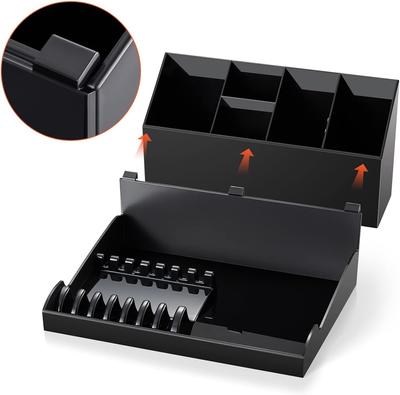 NEW Barber Clipper Tray High-capacity Clippers Organizer Razor Case Storage Box Hair Trimmer Holder Detachable Barbershop Tools