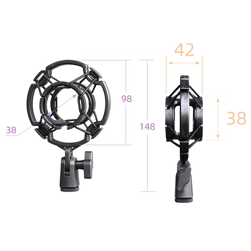 Universal Professional Condenser Microphone Mic Shock Mount Holder Bracket
