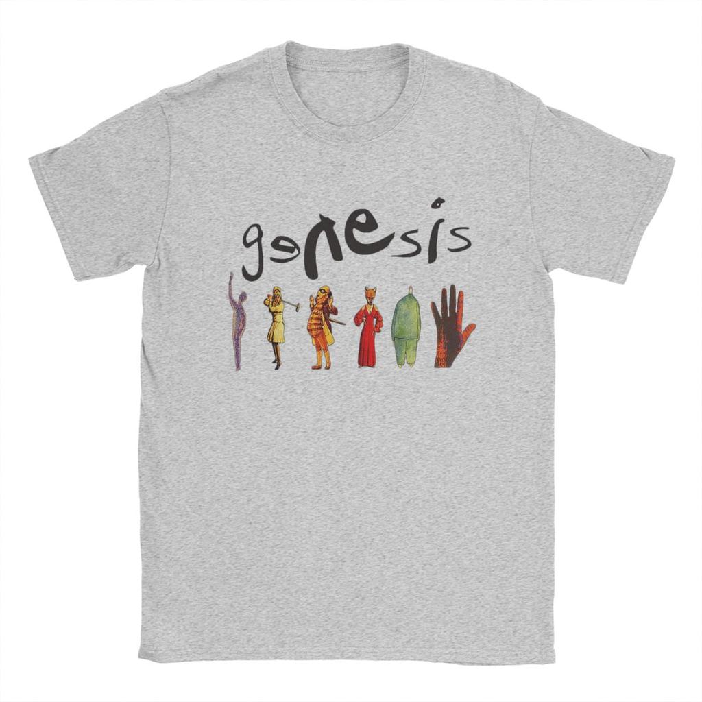 Genesis Band T Shirt for Men Cotton Creative T-Shirts Crewneck Tees Short Sleeve Tops 4XL 5XL