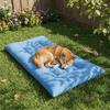 Crate Mat Breathable Dog Sleeping Bed Anti Slip Bottom Super Soft Cooling Pet Bed Ice Feel Washable Dog Sofa Bed Bedroom