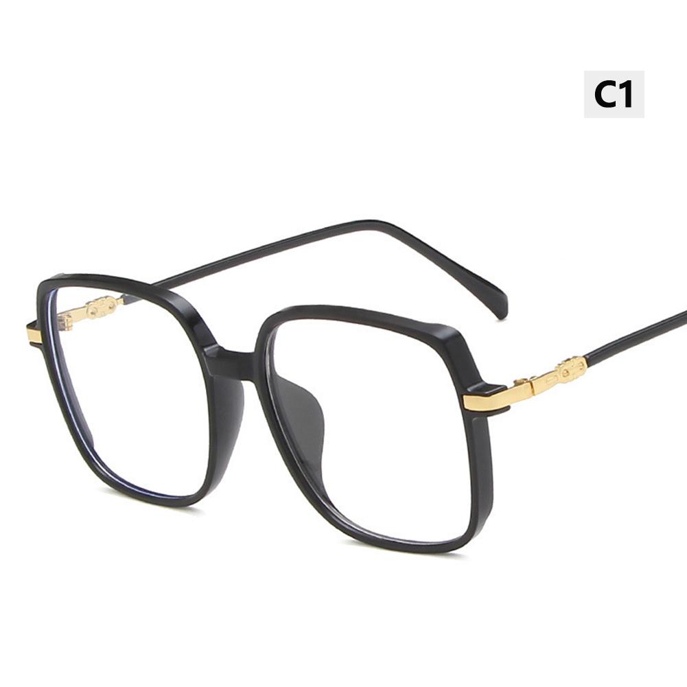 Fashion Frosted Multicolor Glasses Anti Blue Light Blocking Lens Square Frame Eye Protection Eyeglasses Women Men