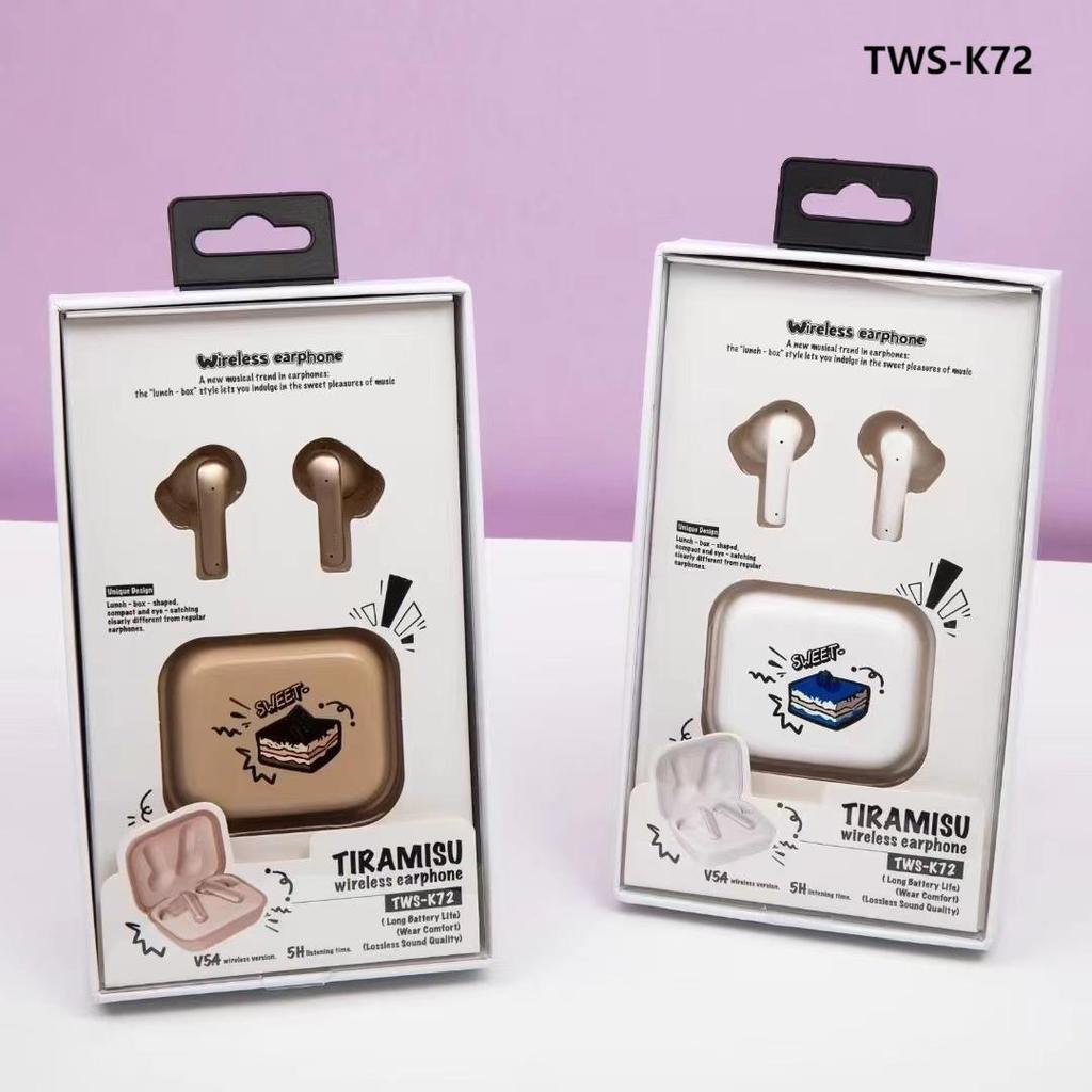 2025 TWS-K72 Bluetooth 5.4 Earbuds: Long Battery Life, Stereo In-Ear Wireless Sound