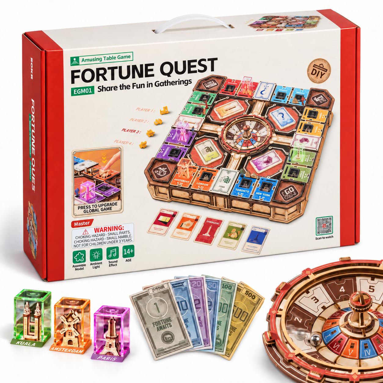 ROBOTIME Wooden 3D Puzzle Assembly Board