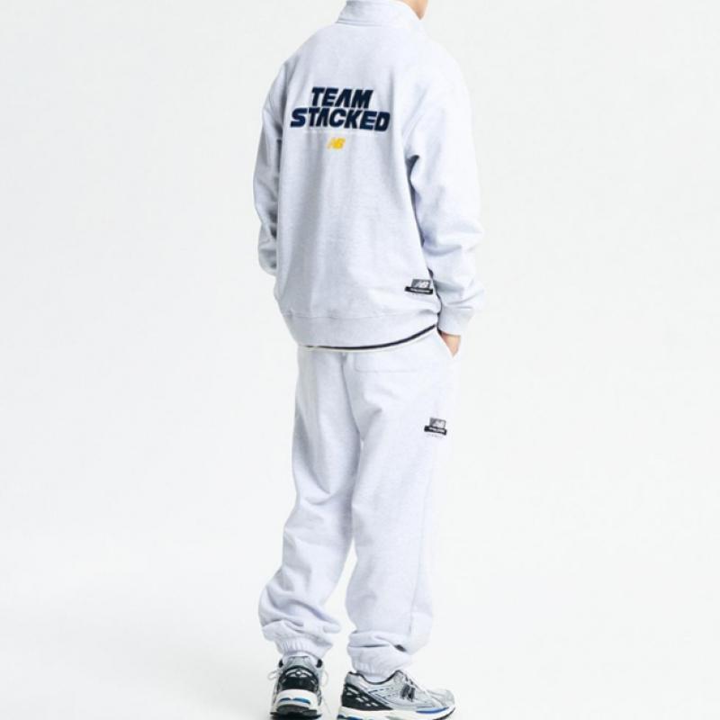 New Balance Common Team Stacked Brushed Half Zip Up Sweatshirt Nbncd42933 16