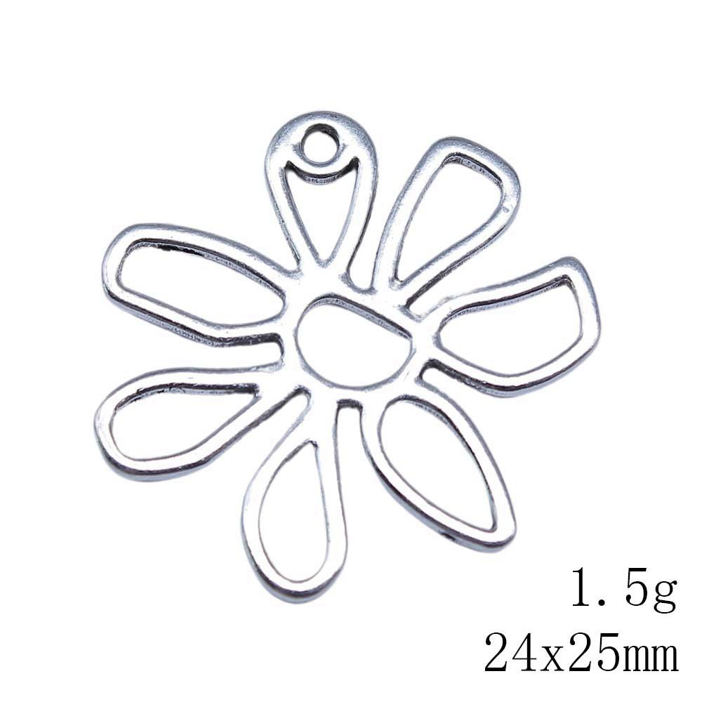 Back To School Bag Charms Rose Lotus Charms Pendant Women's Bags Bracelet Pendant