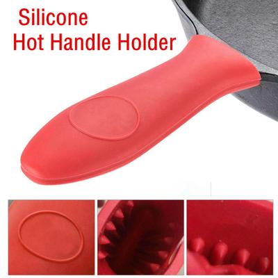 Kitchen Heat Resistant Silicone Hot Handle Holder Sets Pan Handle Cover Grip