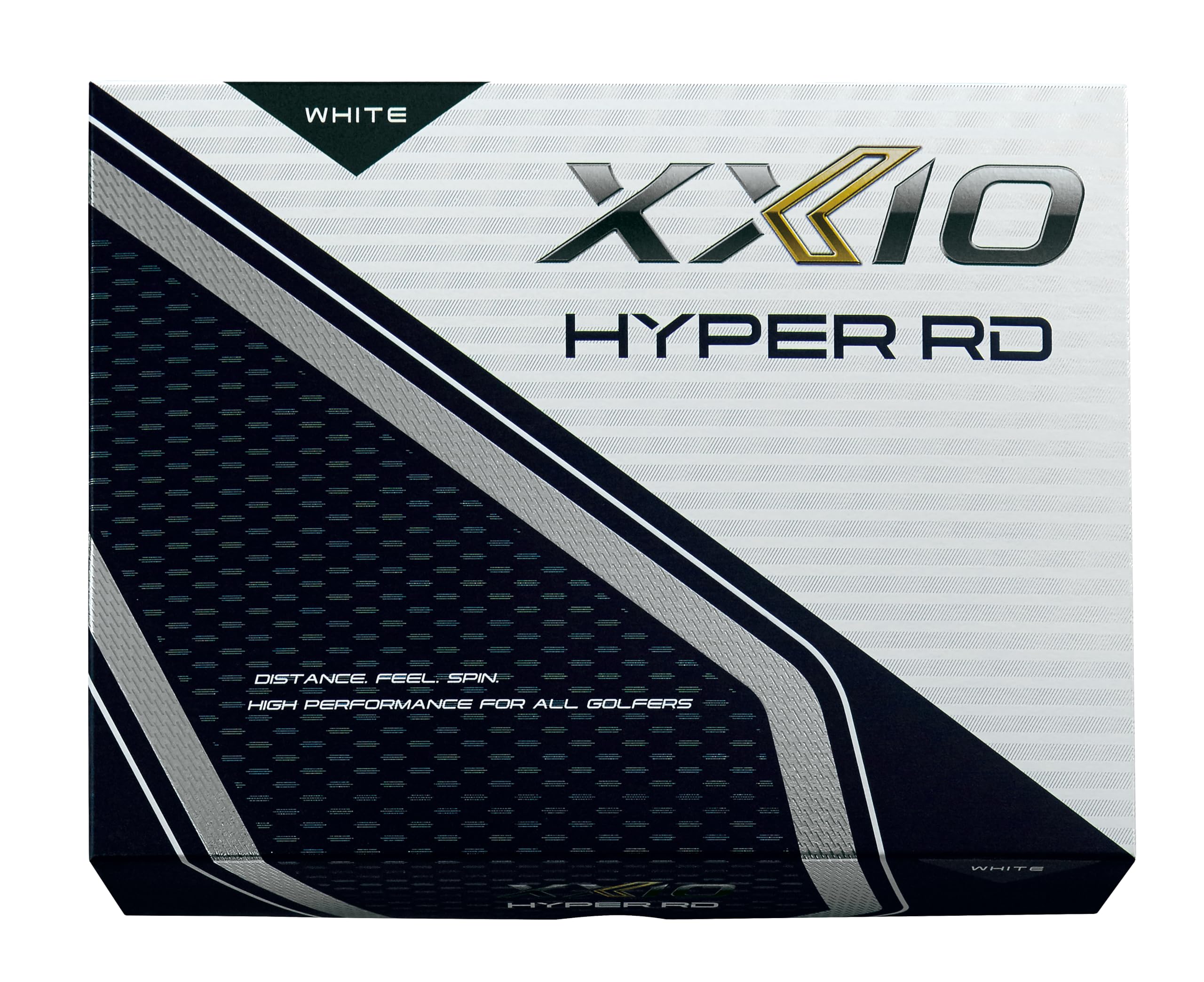 Dunlop XXIO HYPER RD Golf 2025 Dozen White Balls, Model, 1/2 (6 Balls), белый