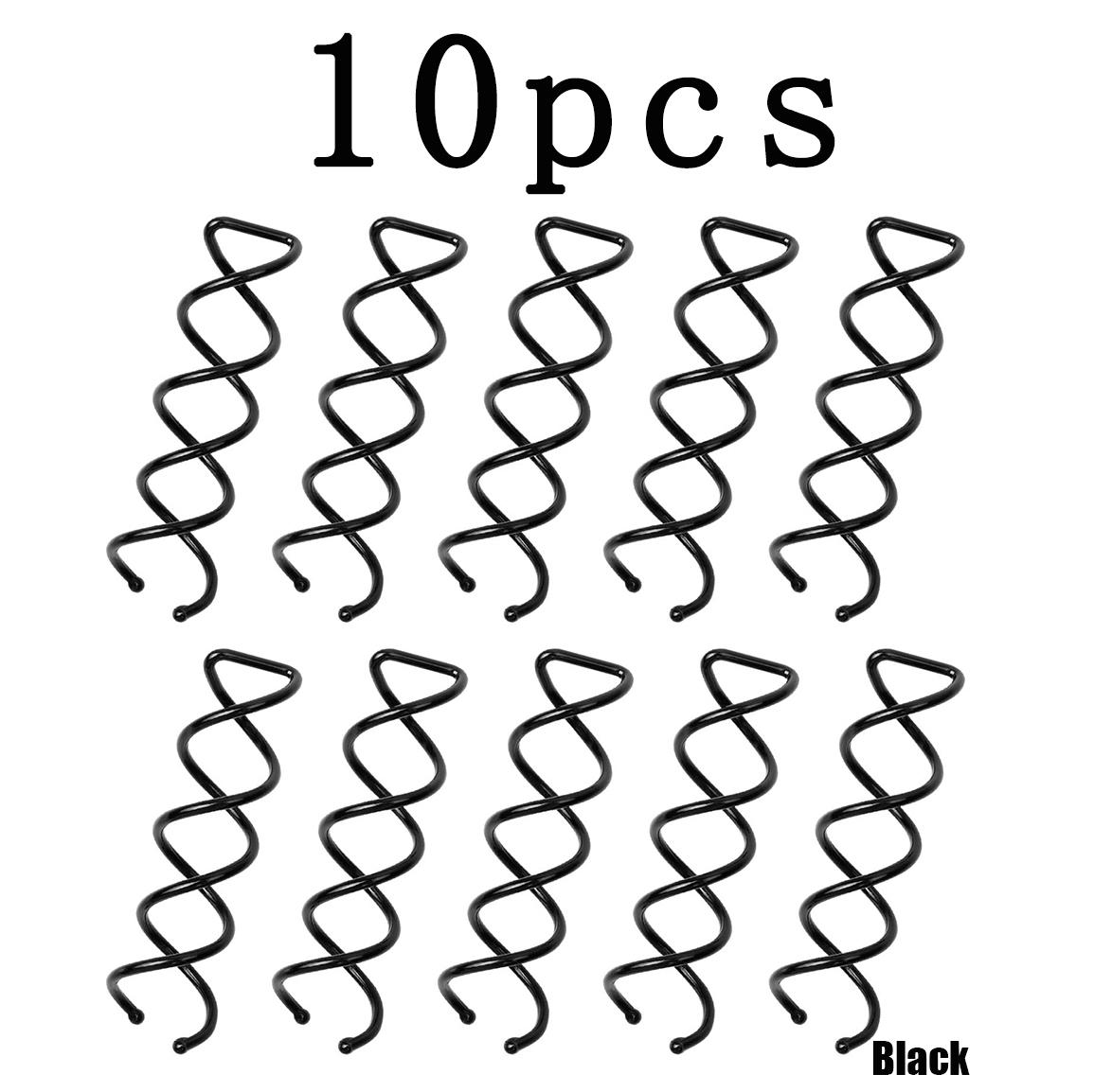 

10/68pcs Women Minimalist Girls Fixed Shape Spiral Hairclip Female Helical Bobby Pin Lady Twist Barrette Hair Accessory Headwea