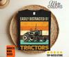 Easily Distracted By Tractors Funny T-Shirt, Vintage Tractor Lovers, Farmer Father's Day Farming Christmas Gift, Farm Dad, Birthday Present,
