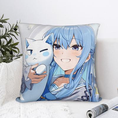 Hot Girl Kawaii Sakura Miko Pillow Case Graphic Pillow Cover Fashion Pillowcases For Sofa Bedroom Home Decor