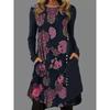 Ethnic Style Fashionable Casual Spring and Autumn Dress
