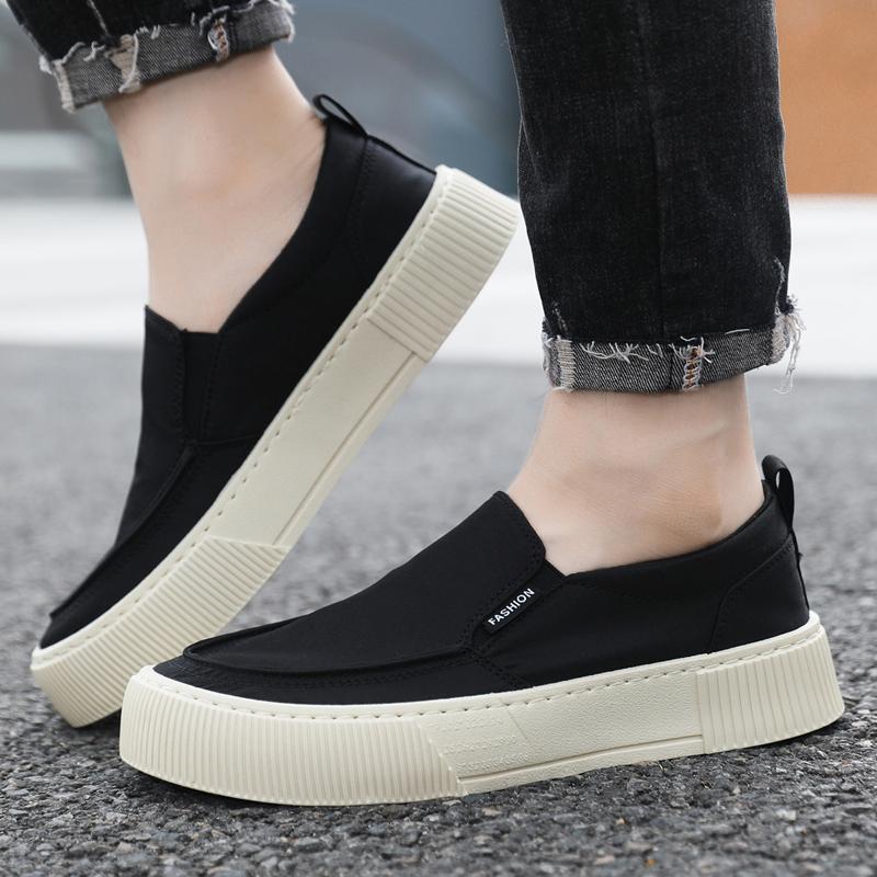 Fashion 2025 Summer Men Breathable Casual Canvas Shoes Comfort Slip on Loafer Soft Penny for Men Driving Boat Shoes Loafers Size 48