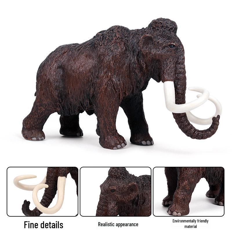 Wildlife World Elephant & Mammoth Toy Models for Children