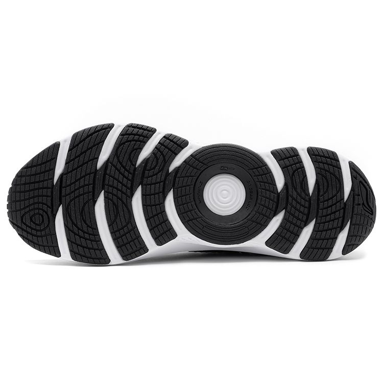 LiNing Lehké jednodílné pletené tlumící odrazové běžecké boty s nízkým profilem Dámské tenisky Černá Bílá ARHN124-5