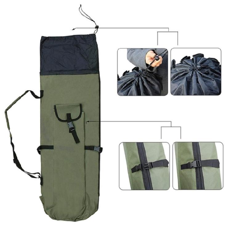 Angelrute Rolle Organizer Tasche Faltbare Angelrutenkoffer Große Kapazität Angelzubehör Aufbewahrungstaschen Reise Tragetasche