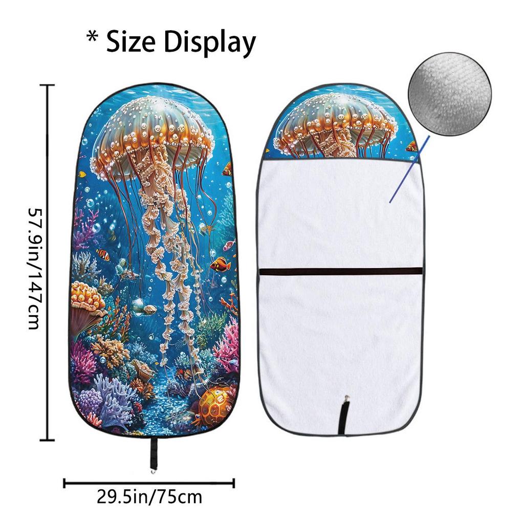Universal Gym Workout Car Seat Protector Towel - All-Season Front Cover