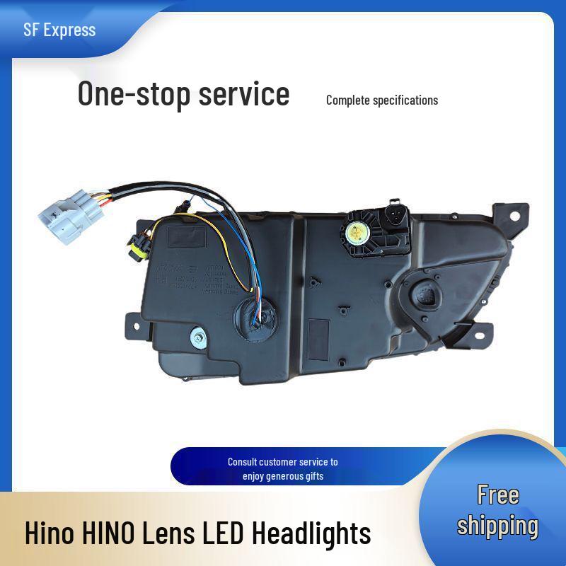 Ultra-Bright LED Flowing Turn Signal Headlight for HINO 500/700