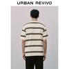 UR Men's Contrast Stripe Round Neck T-Shirt