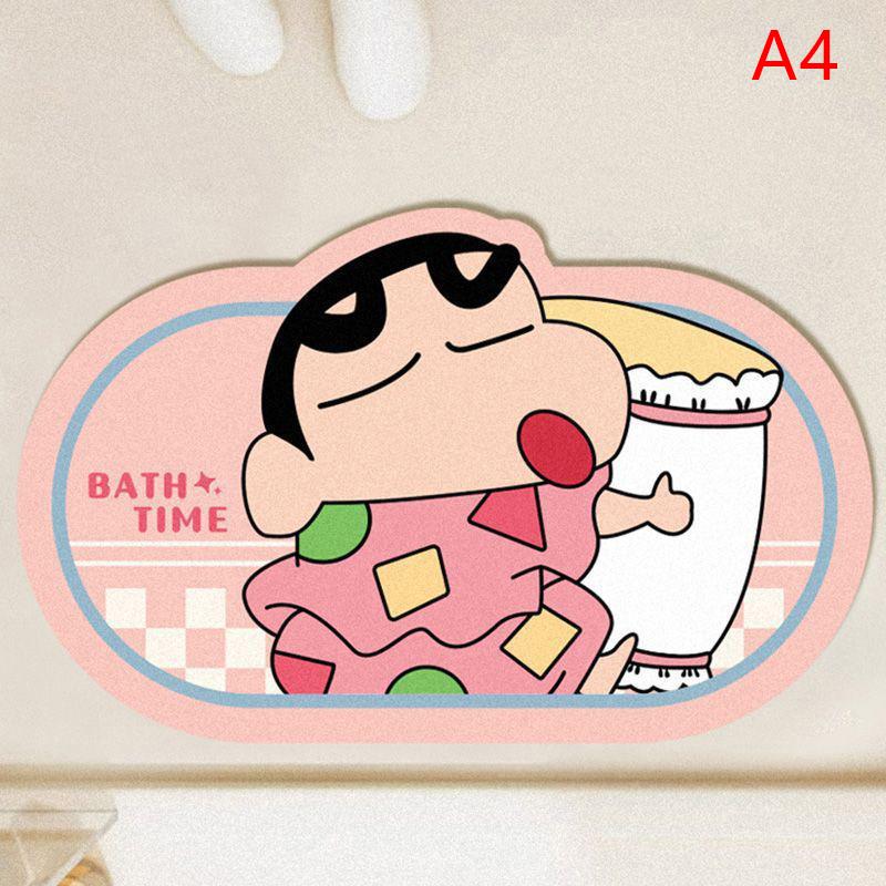 

Коврик для душа, впитывающий воду, быстросохнущий, модный, домашний, подарки и изысканный, мультяшный, аниме, мягкий и удобный, аниме-перифе