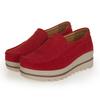 Women's Platform Shoes Fashion Suede Casual Shoes Designer Loafers Women Rocking Shoes Casual Mother Footwear Single Wedge Shoe