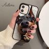 Cool Doberman Dog Phone Case for iPhone 11 12 13 14 Pro Max Mini X XR XS SE 2020 6S 7 8 Plus Samsung Galaxy S21 S22 Cover Shell