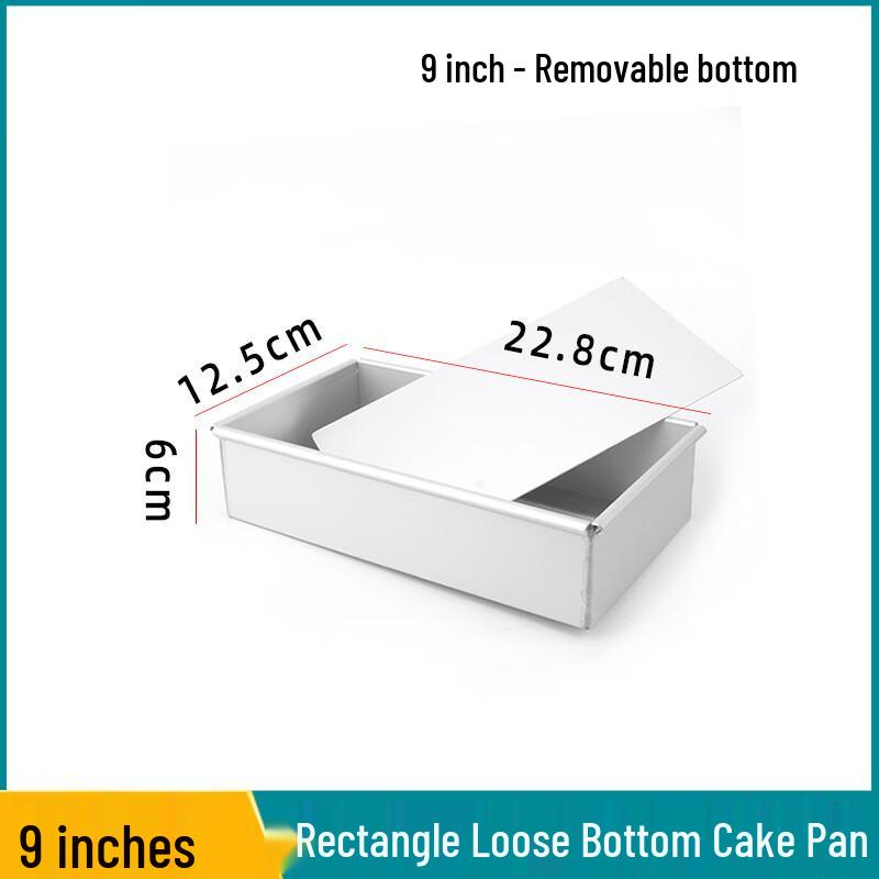 

WS Прямокутна анодована форма для торта зі знімним дном