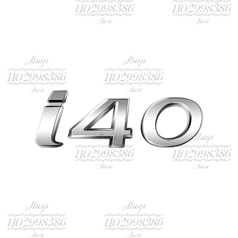 1 Pezzo Cromato 3D Metallo Styling Auto Lettera Emblema Decorazione Portellone Posteriore Per I10 I20 I30 I40 Logo Targhetta Adesivo Accessori