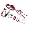 27Pcs Multimeter Test Set Electrical Hook Probes Multifunctional Replaceable Kit 10A with 1mm 2mm