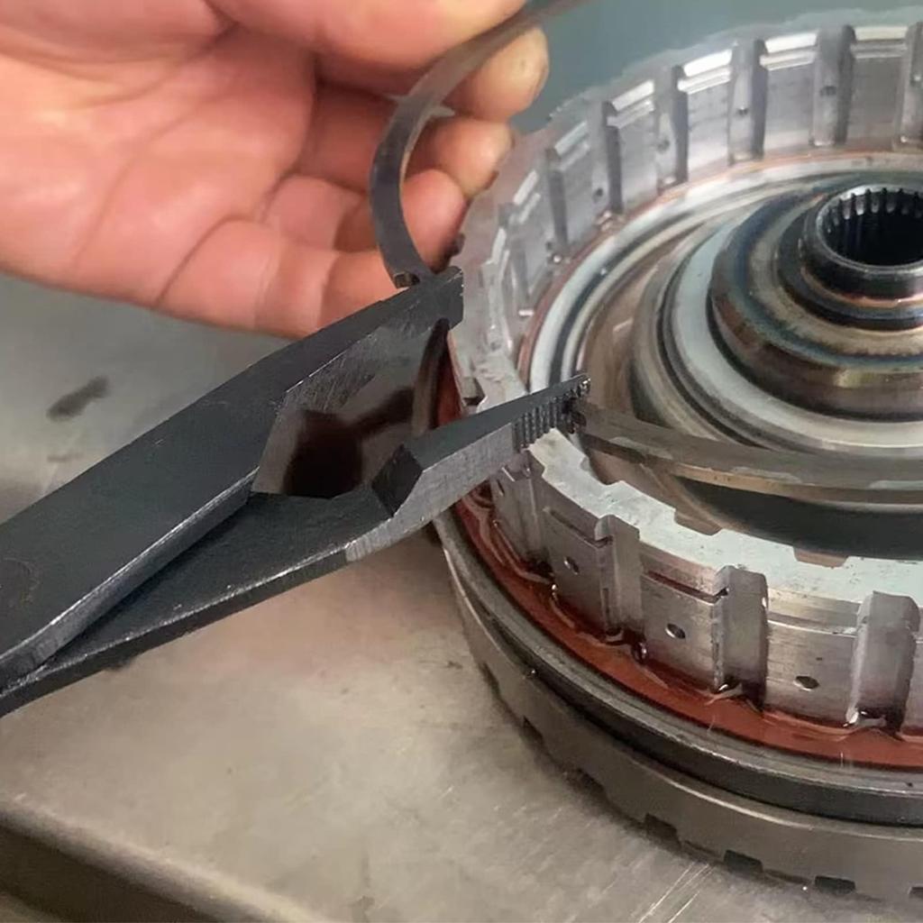 LEONTOOL Pierścień Zabezpieczający Circlip do Montażu i Konserwacji Samochodowej Precyzyjne 220mm Szczypce ze Sprężyną w Zestawie, Szczypce do Pierścieni C, Szczypce, Proste,