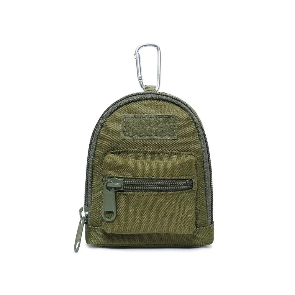 Étui pour cartes de clés, sac d'équipement de chasse, ceinture de taille, porte-monnaie, sports de plein air, Couleur : noir