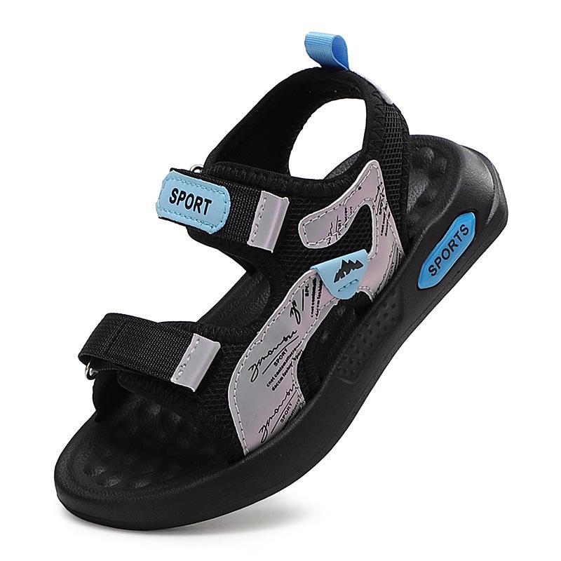 Sommer 2026 Jungensandalen: Leicht, Geruchshemmend, Klettverschluss für Alter 6-12