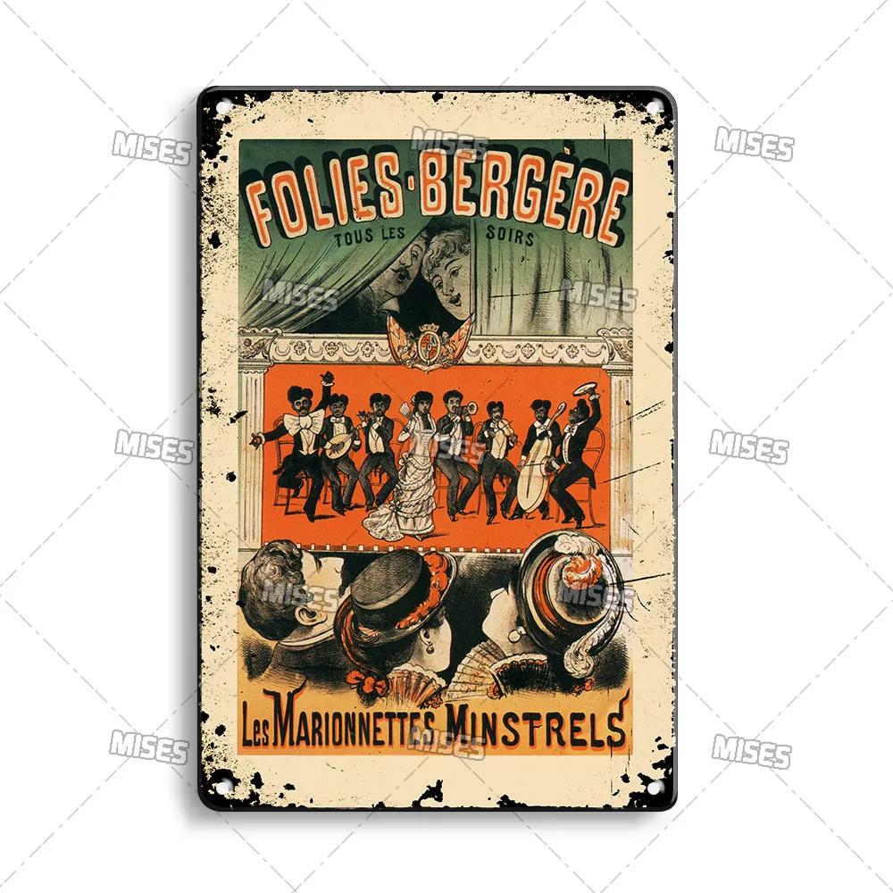 MISES JAZZ Metal Poster Vintage Metal Tin Sign Decorative Plate Metal Sign Music Metal Plaque Home Bar Studio Industrial Decor
