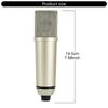 Professional Studio Recording Condenser Microphones With Metal Diaphragm For Clear Sound Capture