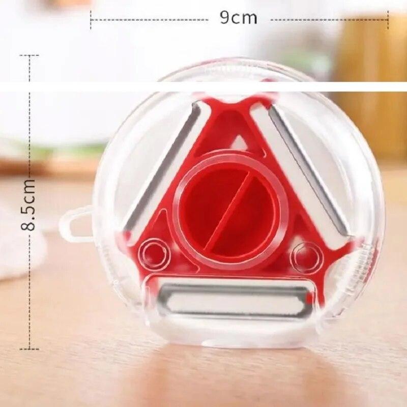 

1шт 3 в 1 Magic Trio Peeler Set Slicer Shredder Peeler Julienne Cutter Multi Peel Blade Zesters Terter Kitchen Tool Accessories красный