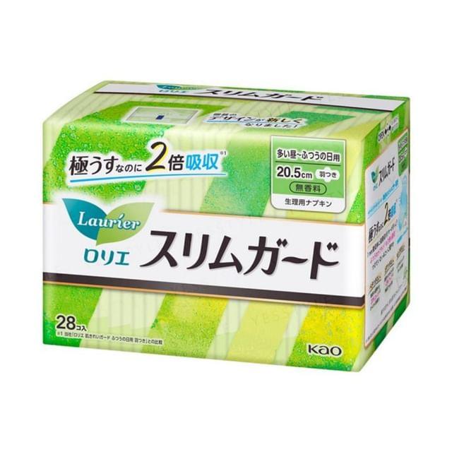 

Kao - Laurier Speed+ Щоденні тонкі прокладки з крильцями для жінок 20.5см 28 pcs