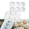 3D Cake Molds Snowflake Shaped Cake Decorating Molds Soap Moulds Desset Molds Suitable for Hand-Making Soap Dessert