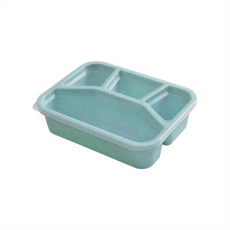 4 Grids Lunch Box Bento Box Lunch Containers for Adult/Kid/Toddler Picnic Bento Lunch Box Microwave Dishwasher Freezer Safe 2024
