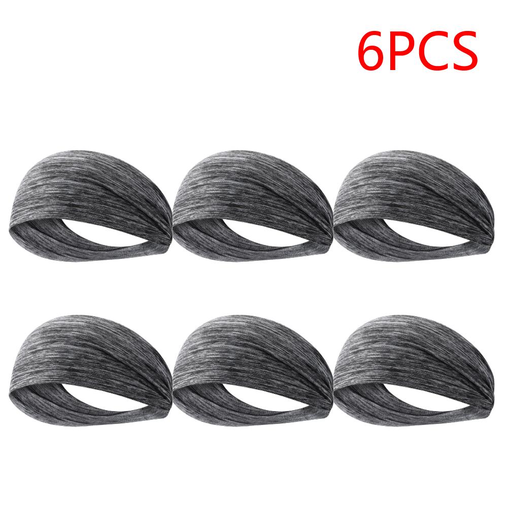 

6-20 шт. Повязка на голову для впитывания пота, быстросохнущая бандана, противоскользящая повязка для йоги, дышащая для йоги, бега, велоспорта