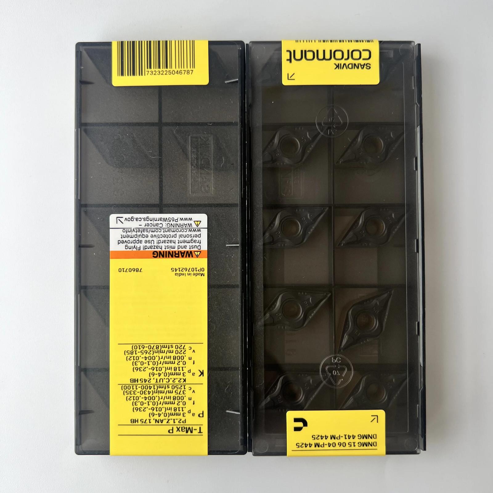 

SANDVIK / DNMG150604-PM 4425 / Industrial indexable Carbide Inserts 10 Pcs