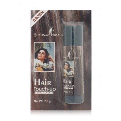 

Shahnaz Husain Hair Touch-Up Brown 7.5g Pack of 2 Gray Root Coverage Natural Hair Touch Up Stick Easy Apply Finish