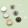 Alloy Flat Rivet Buttons for Clothes, Shoes, Bags, Hats - Round Stud Decorations