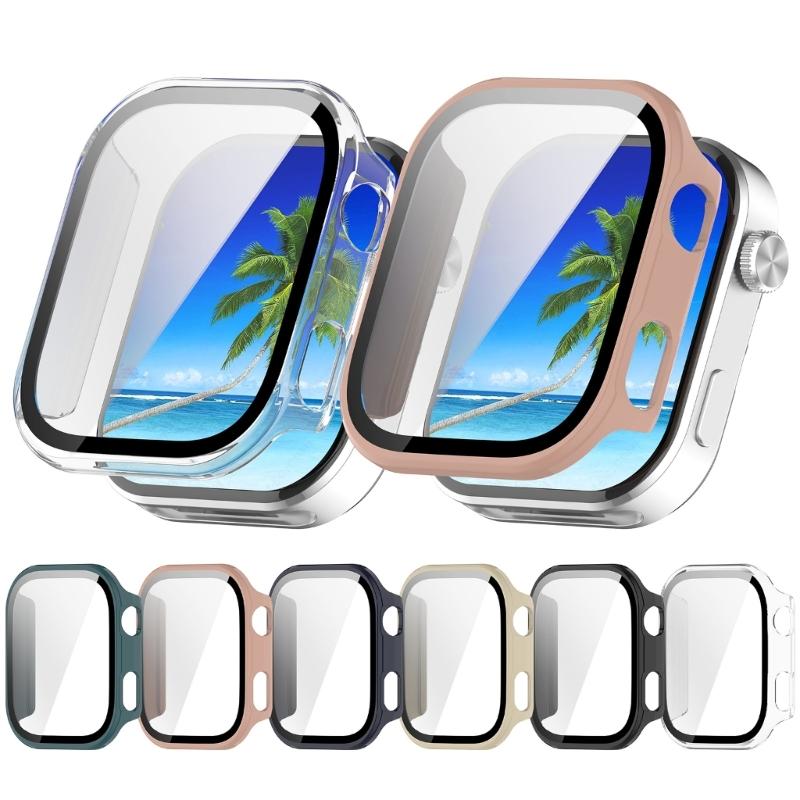 Case Screen Protectors for Watch 6 Screen Protectors, All-Around PC Cover Watch Screen Protective Case