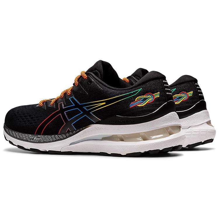 New Asics Gel Kayano 28 'Black Orange' Women's 1012B251-001