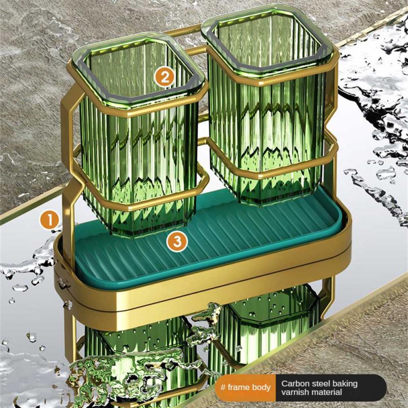 Kitchen Cutlery Organizer Multi-functional Kitchen Counter Storage Chopsticks Tableware Holder Basket Sponge Holder For Kitchen